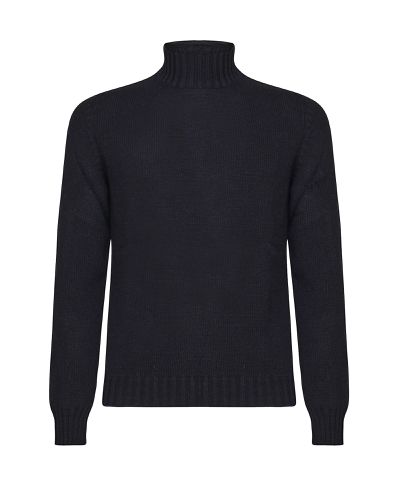 Turtleneck Sweater In Virgin Wool And Cashmere Blend - Fedeli - Modalova