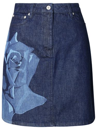 Kenzo Blue Cotton Miniskirt - Kenzo - Modalova