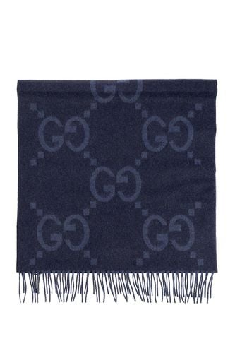 Gucci Gg Jacquard Fringed Scarf - Gucci - Modalova