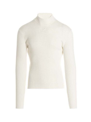 Courrèges Logo Turtleneck Sweater - Courrèges - Modalova