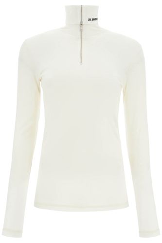 Ivory Polyester Blend Sweater - Jil Sander - Modalova