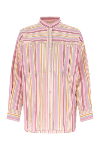 Embroidered Cotton Taylor Oversize Shirt - Marant Étoile - Modalova