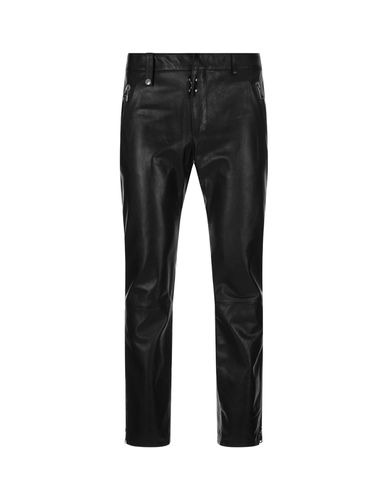 Leather Biker Trousers In - Alexander McQueen - Modalova