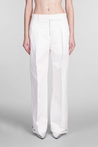 Jil Sander Pants In White Cotton - Jil Sander - Modalova