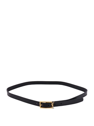 Cassandre Leather Belt - Saint Laurent - Modalova