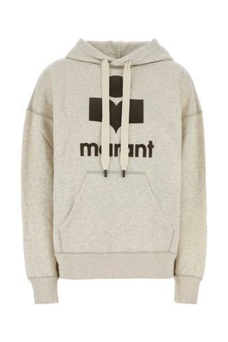 Melange Light Grey Cotton Blend Mansel Sweatshirt - Marant Étoile - Modalova