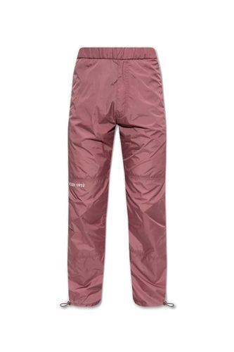 Logo Printed Straight Leg Trousers - Moncler - Modalova