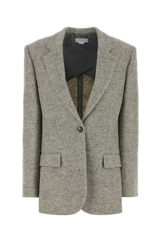 Embroidered Wool Blend Blazer - Stella McCartney - Modalova