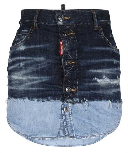 Dsquared2 Denim Mini Skirt - Dsquared2 - Modalova