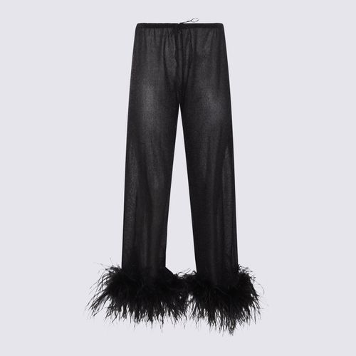 Oseree Black Pants - Oseree - Modalova