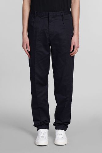 Emporio Armani Pants In Blue Cotton - Emporio Armani - Modalova