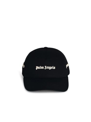 Palm Angels Black Cotton Cap - Palm Angels - Modalova