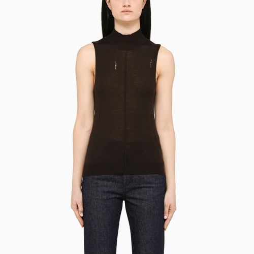 AMIRI Brown Sleeveless Top - AMIRI - Modalova