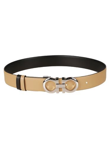 Double Gancini Buckled Belt - Ferragamo - Modalova