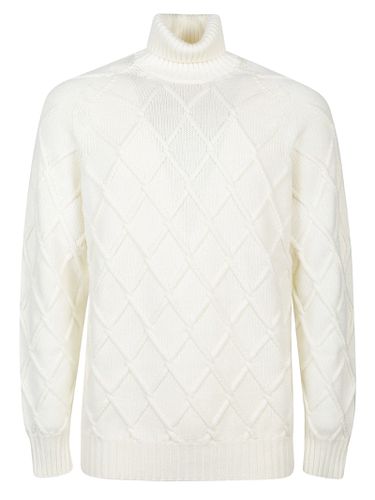 Long Sleeve Turtle Neck Sweater - Drumohr - Modalova