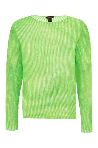 Avant Toi Fluo Green Mesh Sweater - Avant Toi - Modalova