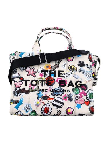 The Stickers Medium Canvas Tote Bag - Marc Jacobs - Modalova