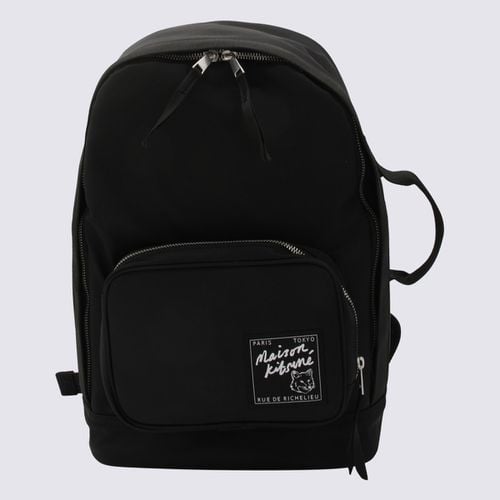 Maison Kitsuné Black Backpacks - Maison Kitsuné - Modalova