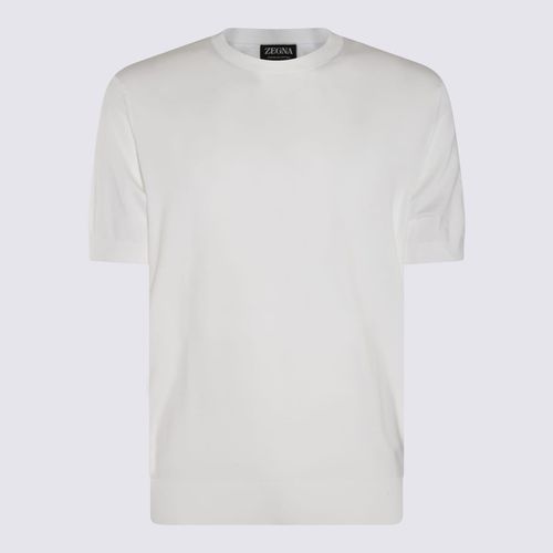 Zegna White Cotton T-shirt - Zegna - Modalova