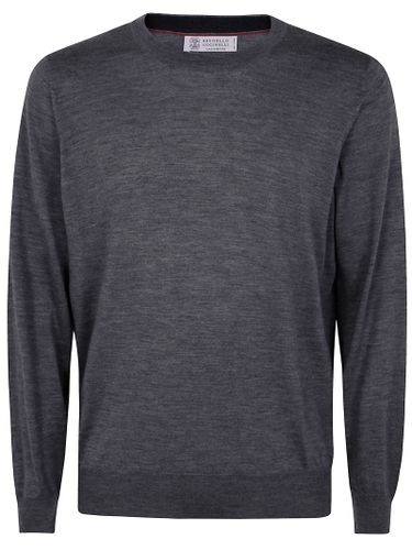 Round Neck Sweater - Brunello Cucinelli - Modalova