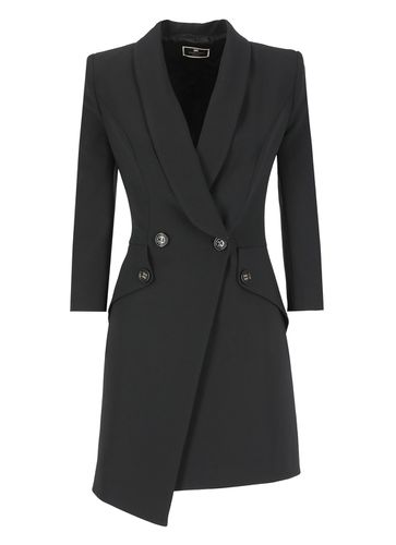 Double Breasted Blazer Dress - Elisabetta Franchi - Modalova