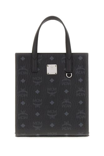 Printed Synthetic Leather Medium Aren Handbag - MCM - Modalova