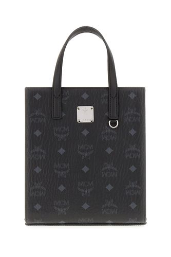 Printed Synthetic Leather Medium Aren Handbag - MCM - Modalova