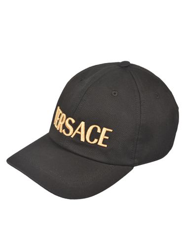 Logo Embroidered Baseball Cap - Versace - Modalova