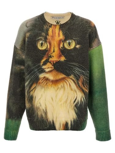 J. W. Anderson cat Print Sweater - J.W. Anderson - Modalova