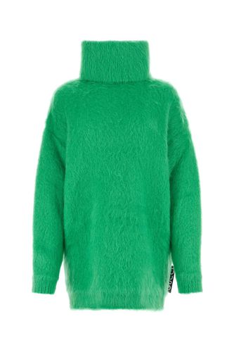 Green Stretch Mohair Blend Sweater Dress - Gucci - Modalova