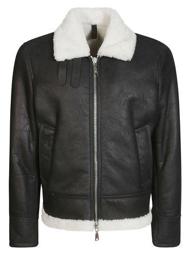 Collared Zip-up Jacket - Tagliatore 0205 - Modalova