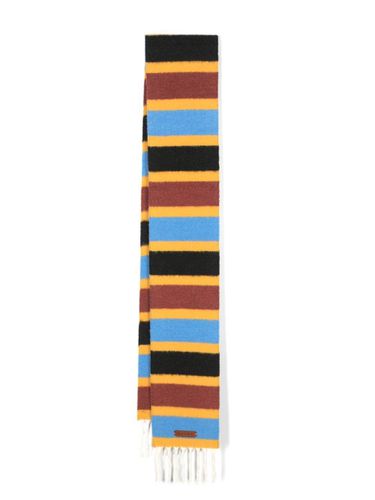 Marni Striped Fringed Knit Scarf - Marni - Modalova