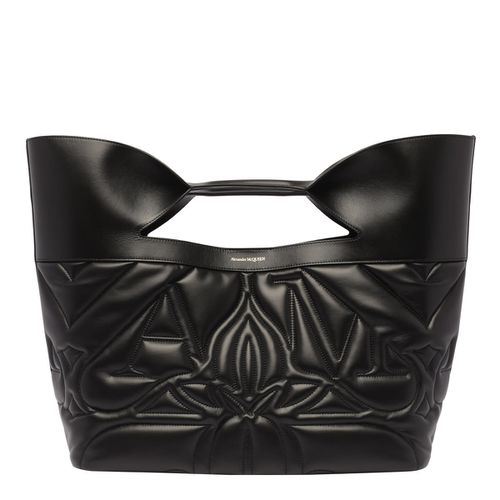 Large The Bow Bag In Quilted Black Leather - Alexander McQueen - Modalova