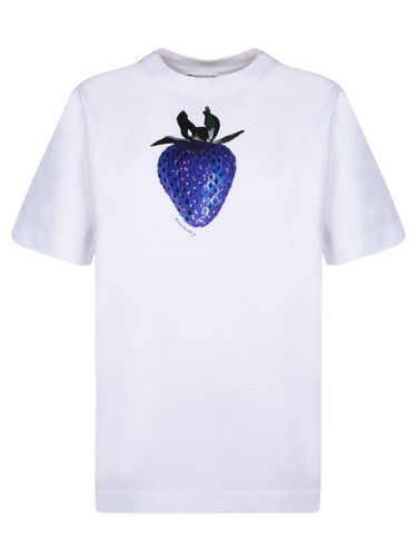 Strawberry-printed Crewneck T-shirt - Burberry - Modalova