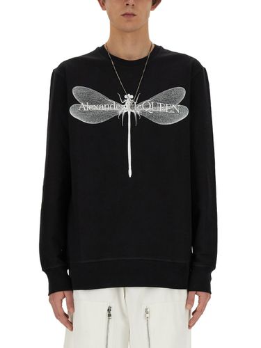 Dragonfly Sweatshirt - Alexander McQueen - Modalova