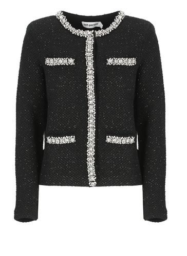 Self-portrait Sequin Knit Cardigan - self-portrait - Modalova