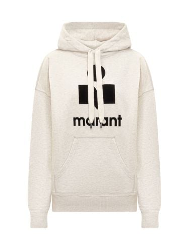 Mansel Hoodie With Flocked Logo - Marant Étoile - Modalova