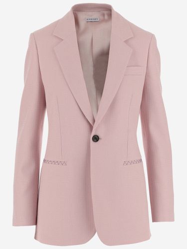 Burberry Wool Tailored Jacket - Burberry - Modalova