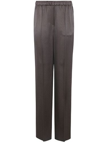 Pantalone Micro Jacquard Viscosa Cupro - Giorgio Armani - Modalova