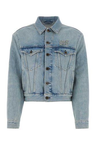 Miu Miu Denim Jacket - Miu Miu - Modalova