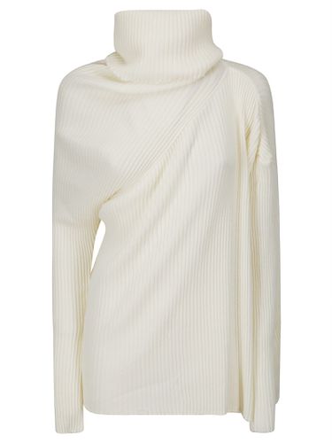 Merino Wool Knitted Draped Jumper With Turtleneck - Marques'Almeida - Modalova