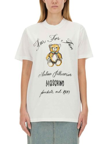 Moschino T-shirt With Logo - Moschino - Modalova