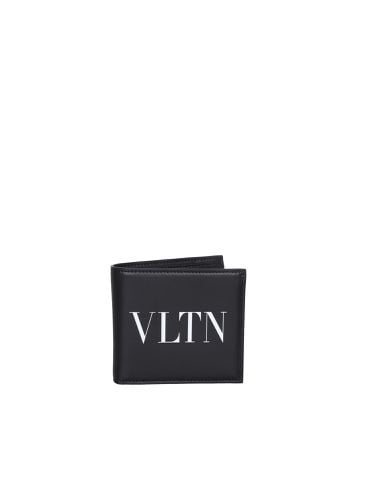 Valentino Vltn Black Wallet - Valentino - Modalova