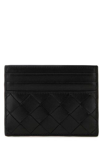 Black Leather Card Holder - Bottega Veneta - Modalova