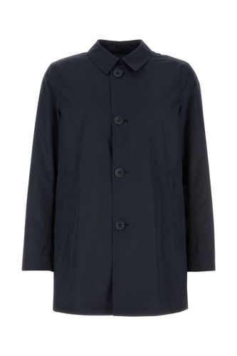 Herno Navy Blue Polyester Jacket - Herno - Modalova