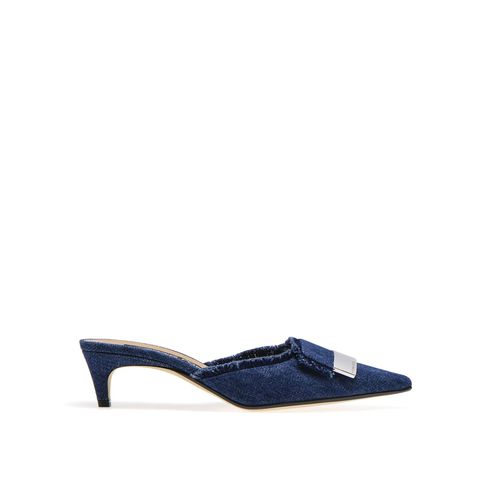 Sergio Rossi Denim Effect Mules - Sergio Rossi - Modalova