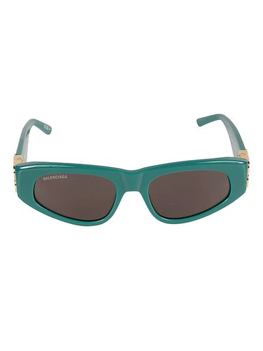 Bb0095s005 Green Gold Grey - Balenciaga Eyewear - Modalova