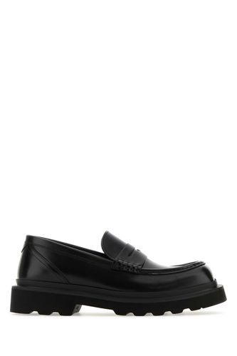 Black Leather City Trek Loafers - Dolce & Gabbana - Modalova