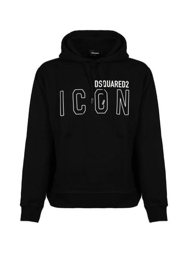 Hooded Sweatshirt With Icon Print - Dsquared2 - Modalova