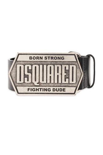 Dsquared2 Logo Plaque Buckle Belt - Dsquared2 - Modalova